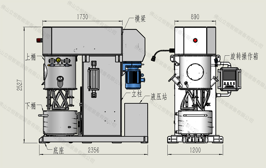 100L双行星混合机